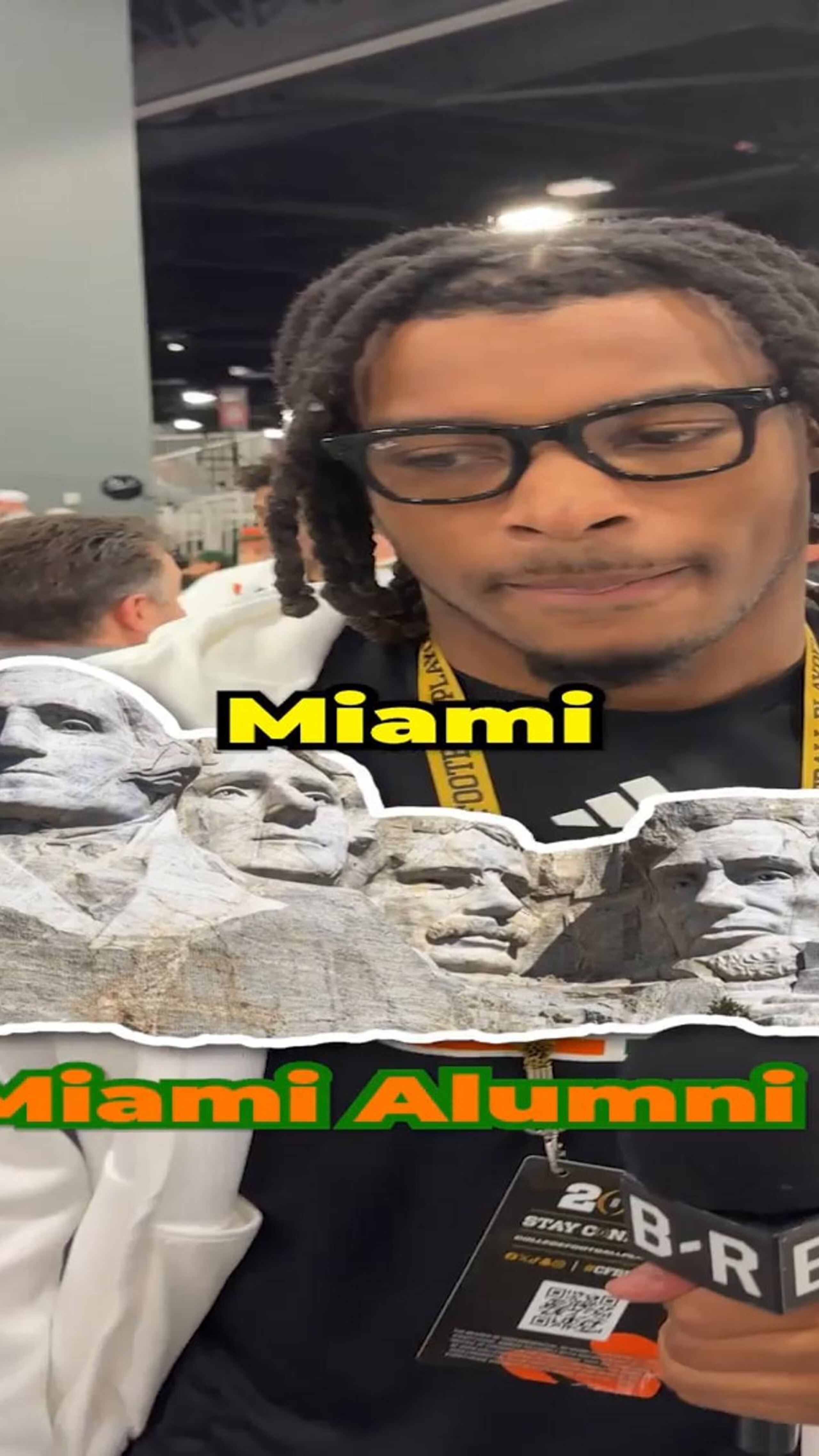 Miami Players Give Their Canes Mt. Rushmore 🙌