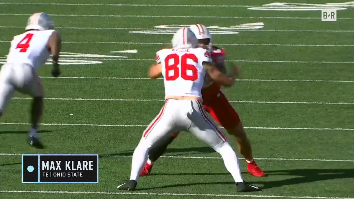 Max Klare NFL Draft 2026 Scouting Report for Los Angeles Rams TE